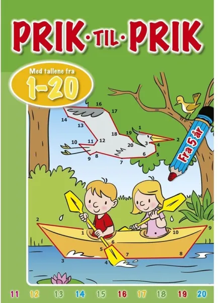 Punto a punto con i numeri da 1 a 20 (Canoa) - Hobby - opuscolo