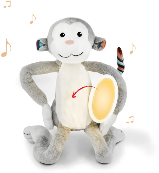 MAX peluche con luce notturna, scimmia