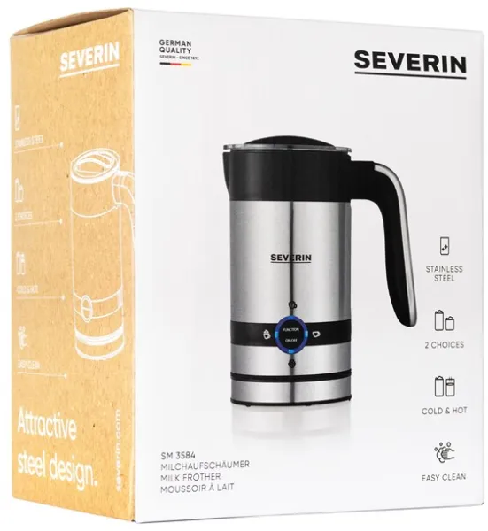 SEVERIN SM3584 - nero opaco/acciaio inox spazzolato